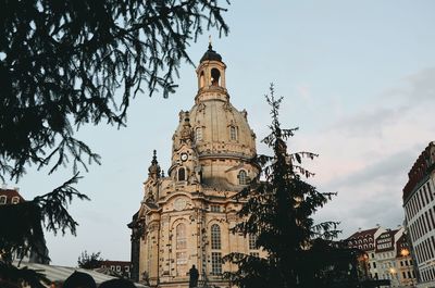 Low angle view of building against sky