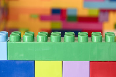 Close-up of toy blocks