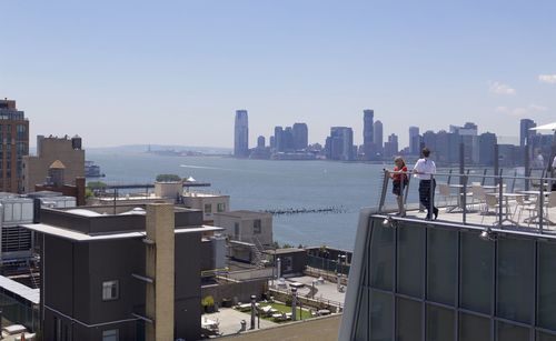 View of city at waterfront