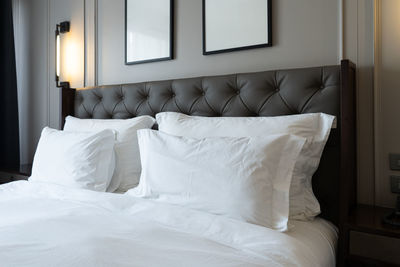 View of white bedroom