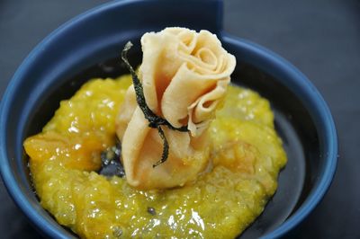 Close-up of dessert in bowl