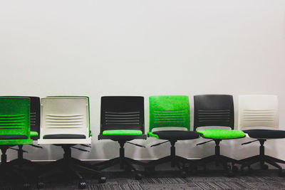 Multi colored chairs