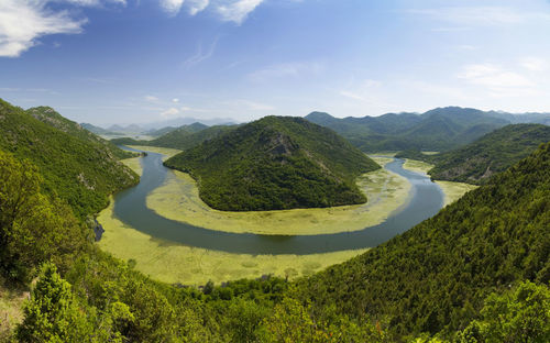 Panoramic view of landscape against sky