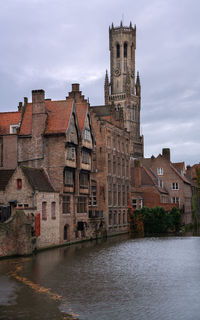 Buildings against sky in city