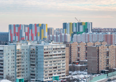 Cityscape against sky