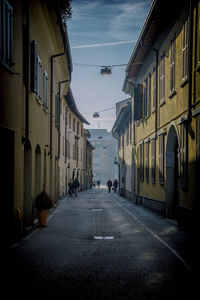 City street against sky