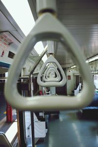 Train at railroad station