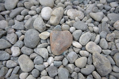 Full frame shot of pebbles