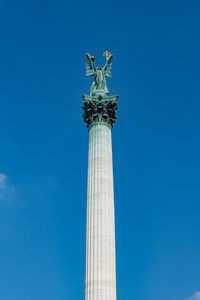 Heroes square in budapest, hungary