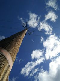 Low angle view of traditional windmill