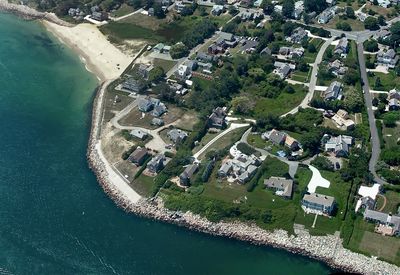 Shore rd at chatham, cape cod aerial