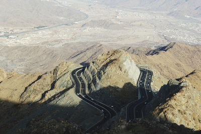 High angle view of landscape