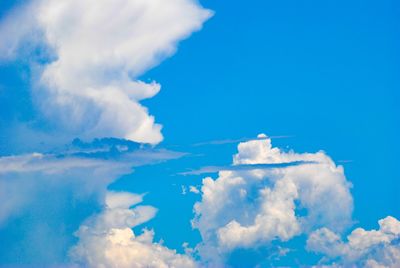 Low angle view of clouds in sky