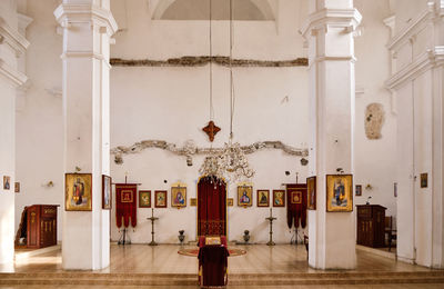 Interior of historic building