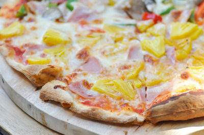 Close-up of pizza