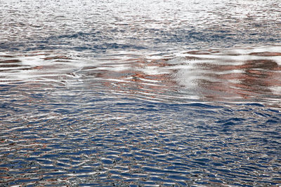 Full frame shot of sea water