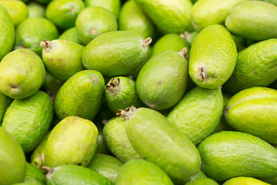 Full frame shot of fruits for sale in market