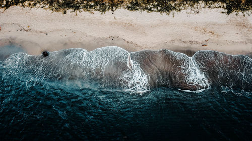 Aerial view of sea