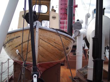 Close-up of a boat