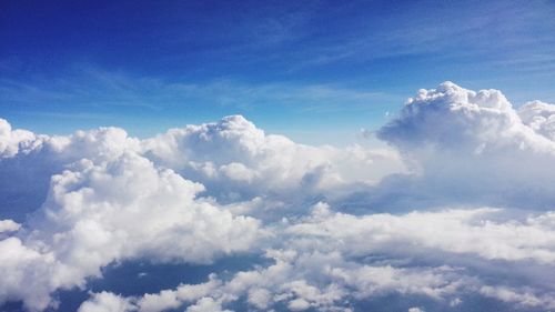 Scenic view of cloudy sky