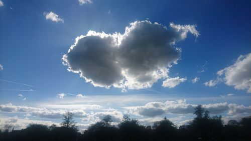 Low angle view of sky