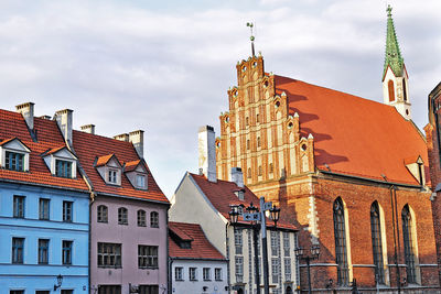 St. john's church in old town riga.