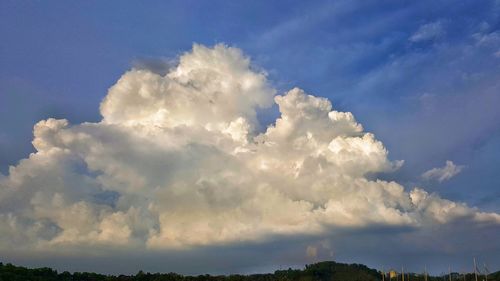 Scenic view of blue sky and clouds