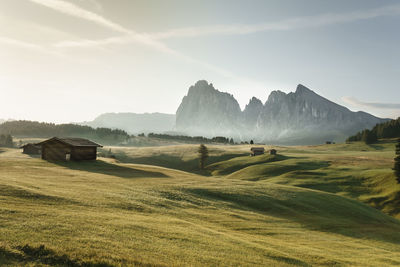 Scenic view of landscape against sky