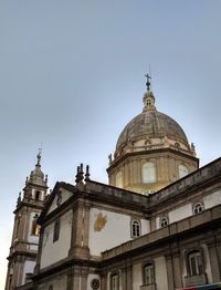 Low angle view of cathedral against clear sky