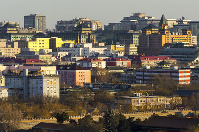 Cityscape against sky