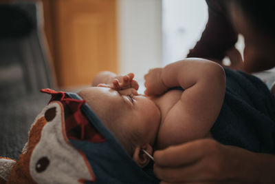 Close-up of baby 