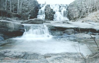 View of waterfall