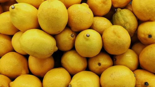 Full frame shot of fruits for sale in market