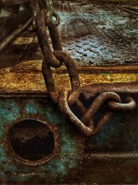 Close-up of rusty metal