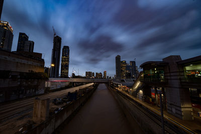 Buildings in city against sky