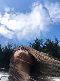 Close-up of tree against sky