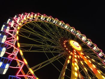 Ferris wheel at night