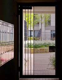 Glass window of building