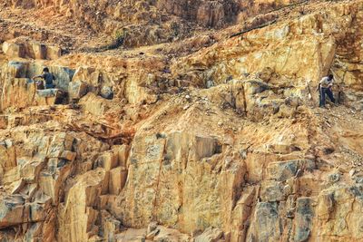 View of rock formations