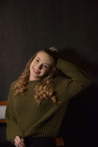 Portrait of a smiling young woman