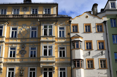 Low angle view of building against sky