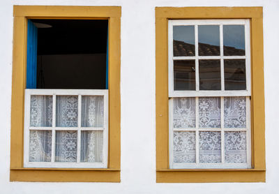 Full frame shot of window of building