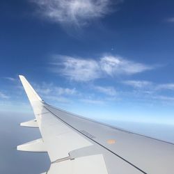 Airplane flying in sky