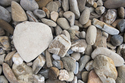 Full frame shot of pebbles