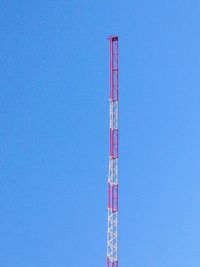 Low angle view of clear blue sky