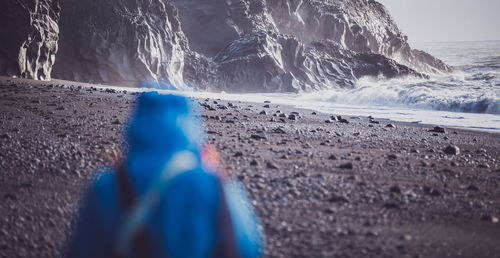 Person on beach