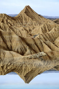 Desierto de bardenas reales, desert of bardenas reales navarra spain this particular rock formation