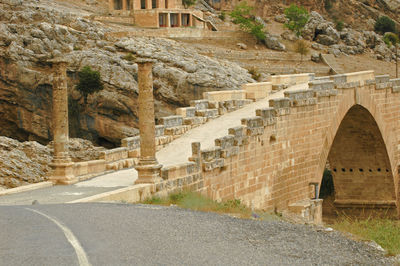 View of old ruins