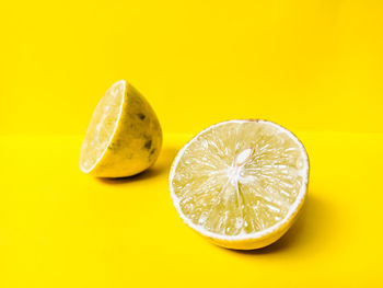 Close-up of lemon slice