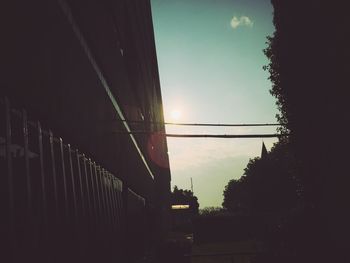 Low angle view of built structure against sky